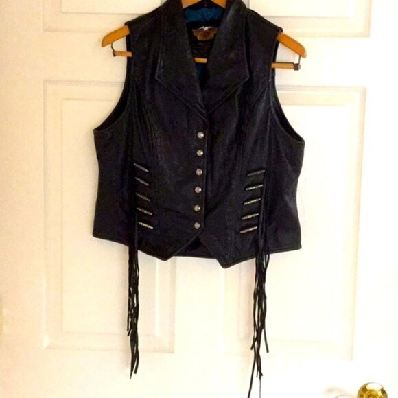 Harley-Davidson Jackets & Blazers - Authentic Harley Davidson Vest Women's Medium​​​​​​​​​